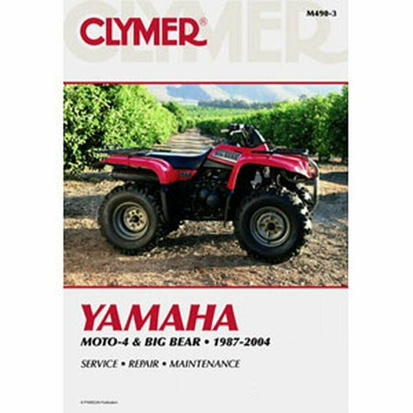 Aftermarket Clymer ATV Manual  Fits Yamaha A-M490-3-AI